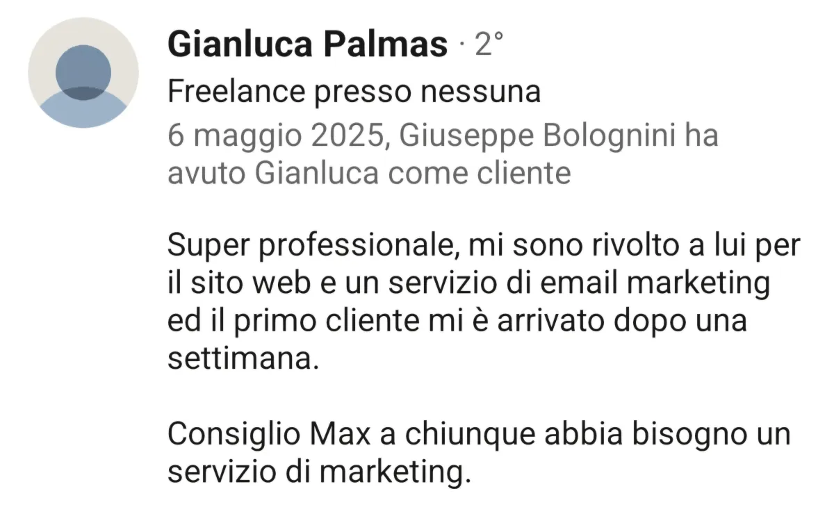 Recensione di Gianluca Palmas